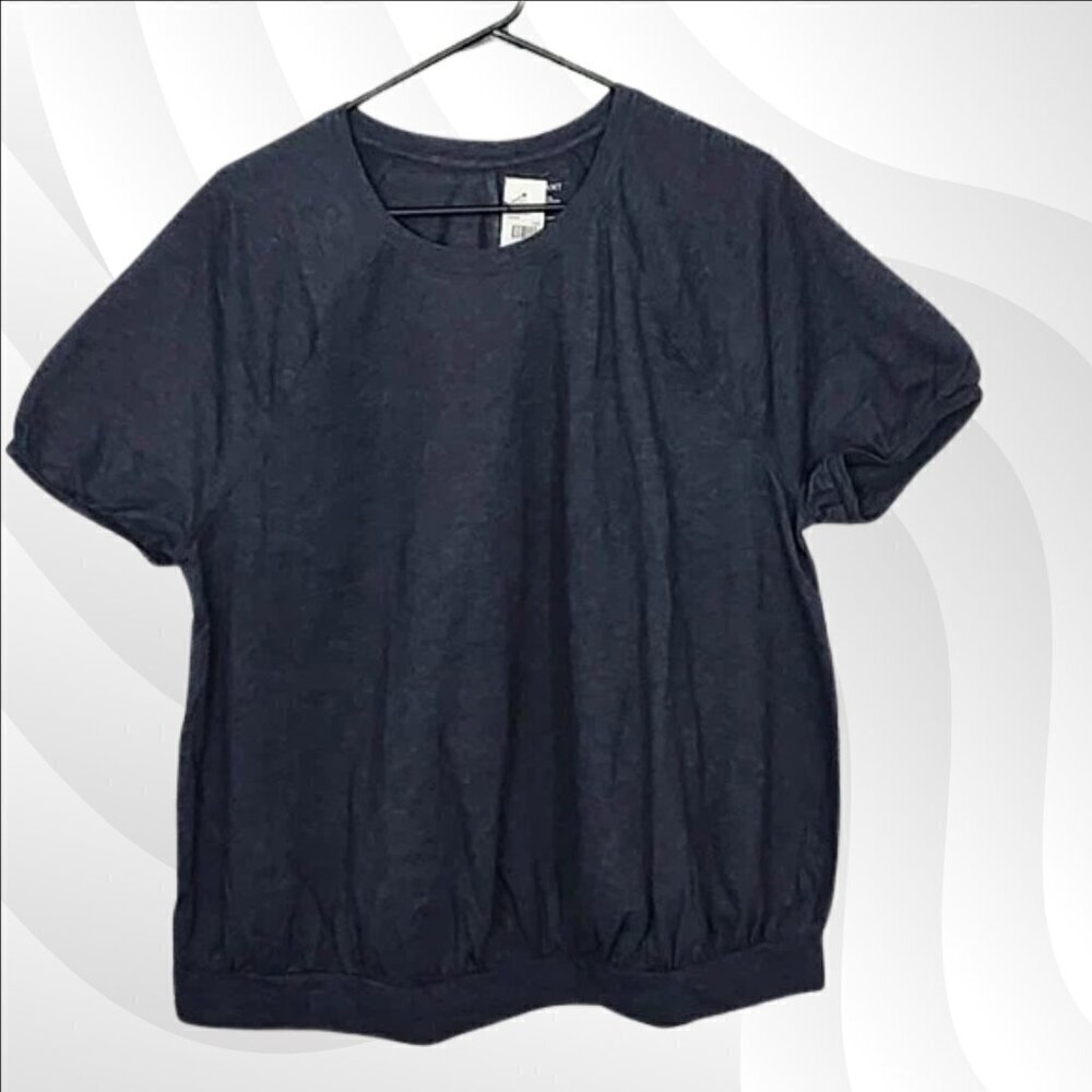 2/$30 Lane Bryant Short Sleeve Active Banded Blouse Size 18/20 | Casual & Comfy